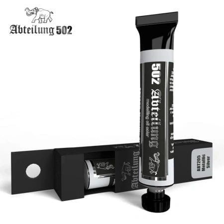 Abteilung 502 Oil Paint Colour Metallic Silver ABT205