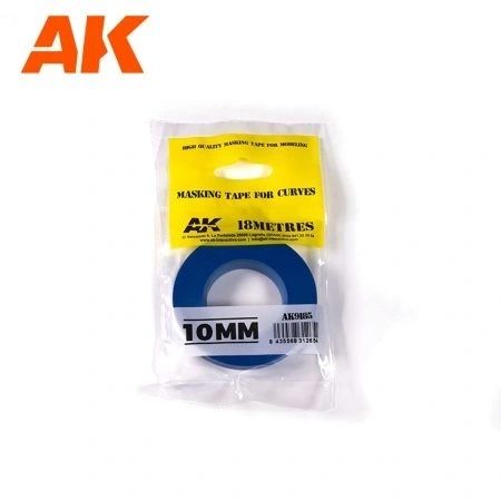AK Masking Tape for Curves - 10mm x 18mtrs