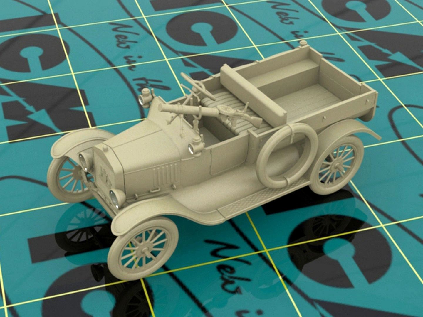 ICM 1/35 Model T 1917 LCP with Vickers Machine Gun, WWI ANZAC