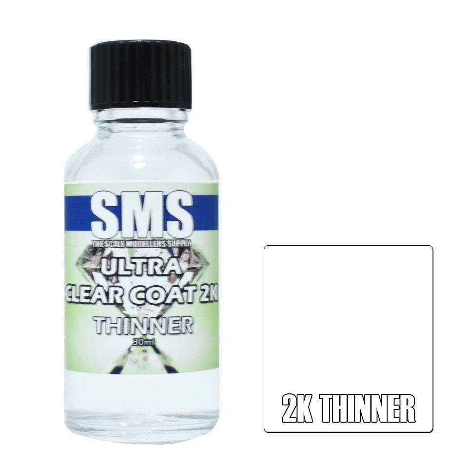 SMS Premium Acrylic Lacquer ULTRA CLEAR COAT 2K Set (4 bottles) SET06