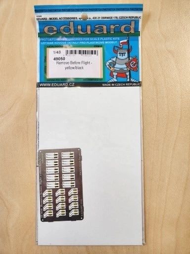 Eduard Photo-Etched 1/48 Remove Before Flight (Black & Yellow)
