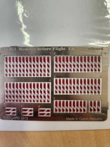 Eduard Photo-Etched 1/48 Remove Before Flight UK