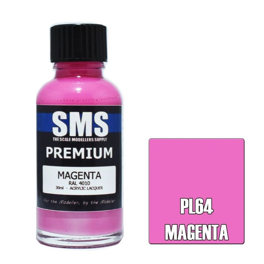 SMS Premium Acrylic Lacquer Colour Magenta PL64