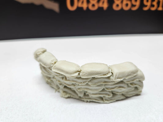 KSM Resin 1:35 Sandbag Wall - Curved