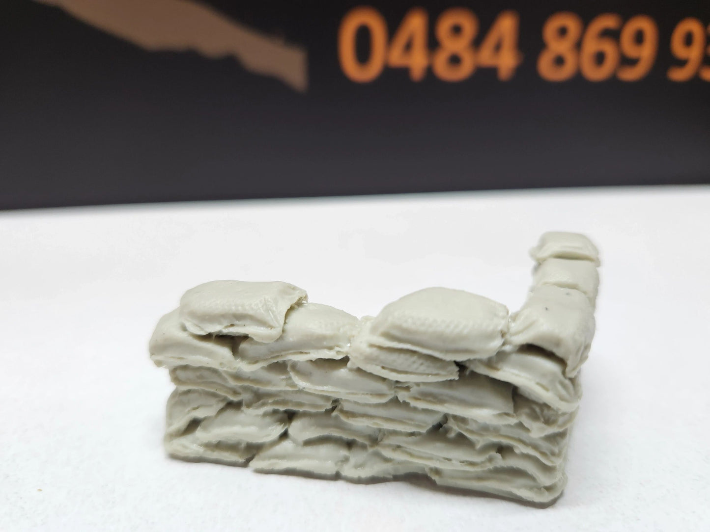 KSM Resin 1:35 Sandbag Wall - Angle 90degree