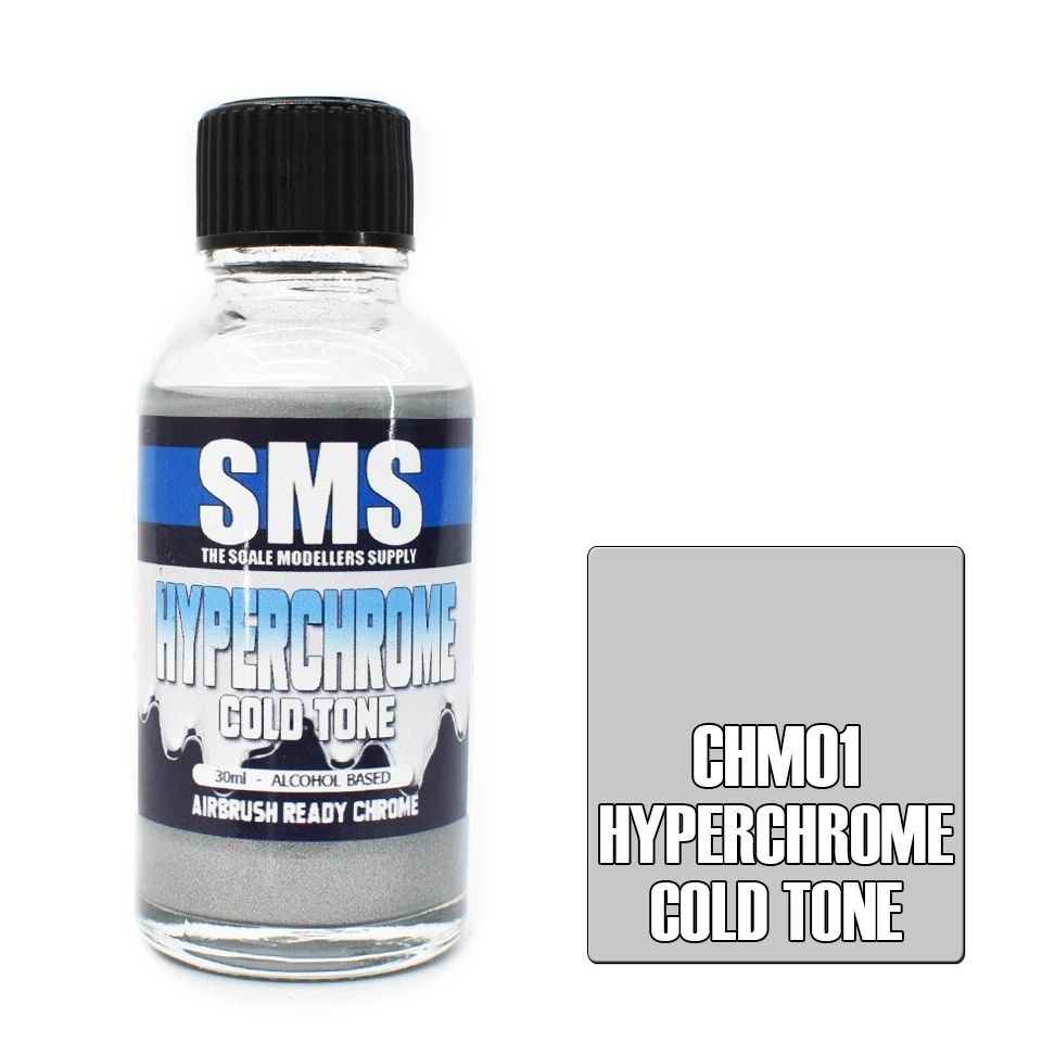 SMS Acrylic Lacquer Hyper Chrome COLD TONE 30ml CHM01