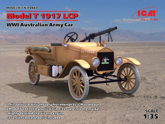 ICM 1/35 Model T 1917 LCP, WWI Australian Army Car