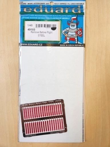 Eduard Photo-Etched 1/48 Remove Before Flight (steel)