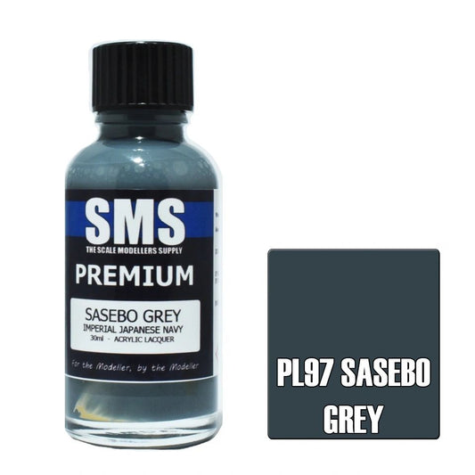 SMS Premium Acrylic Lacquer Colour Sasebo Grey PL97