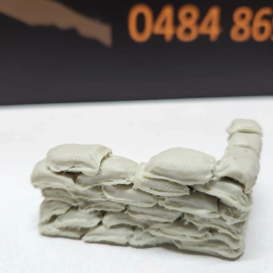 KSM Resin 1:35 Sandbag Wall - Angle 90degree