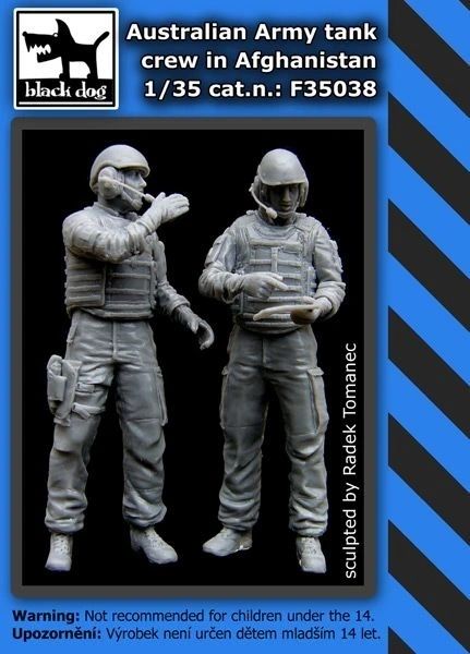 Blackdog 1:35 Australian Army tank crew in Afghanistan