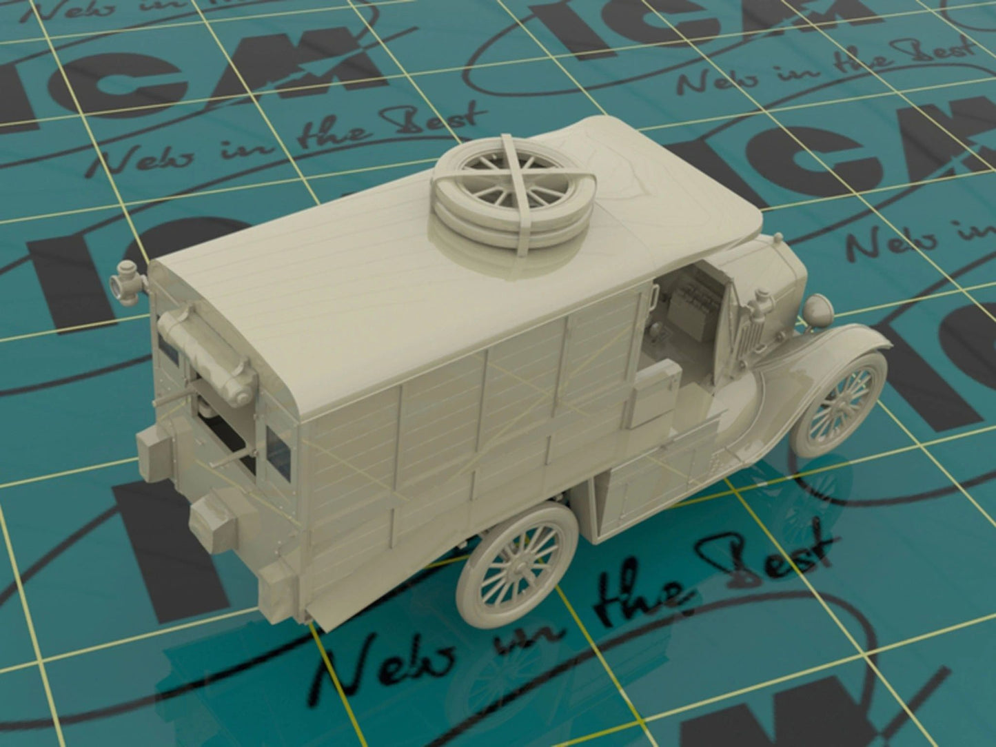 ICM 1/35 Model T 1917 Ambulance, WWI American Ambulance Field Service (AAFS)