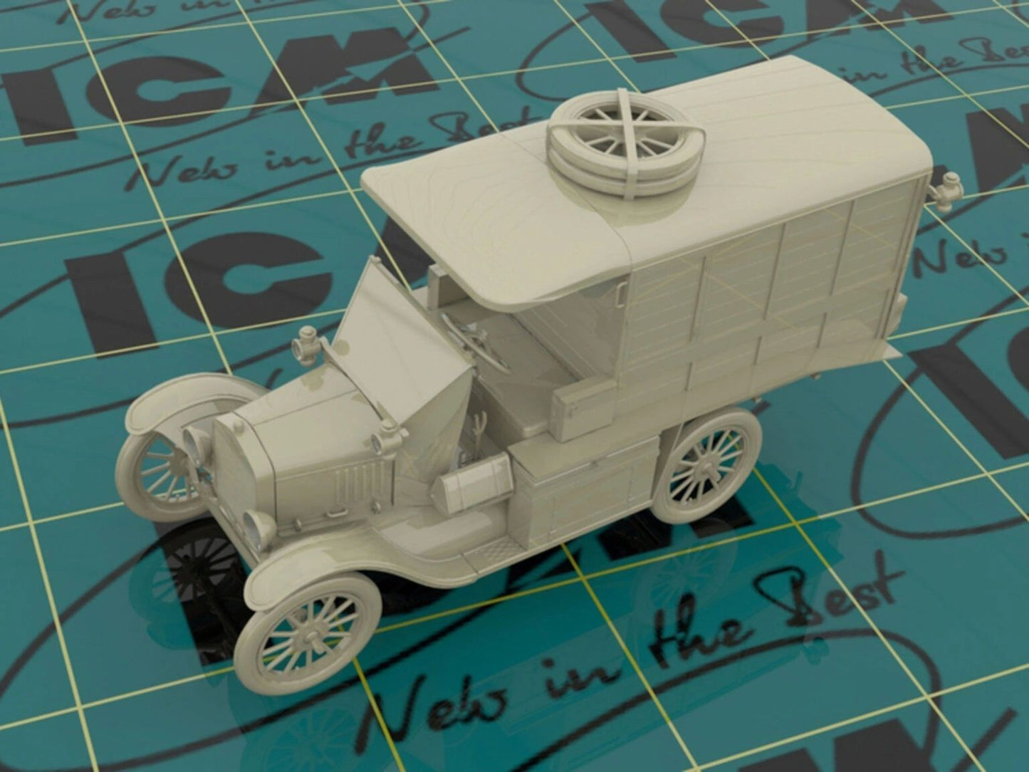 ICM 1/35 Model T 1917 Ambulance, WWI American Ambulance Field Service (AAFS)