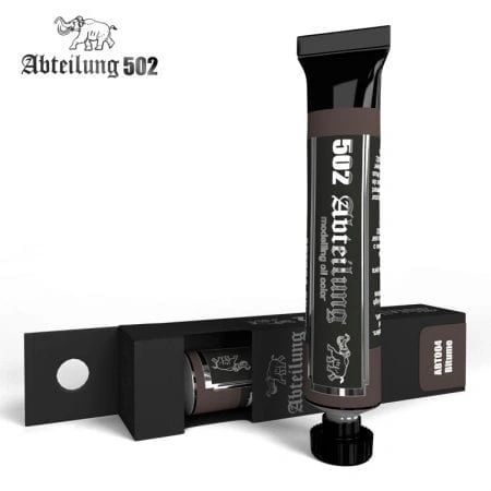 Abteilung 502 Oil Paint Colour Bitume ABT004