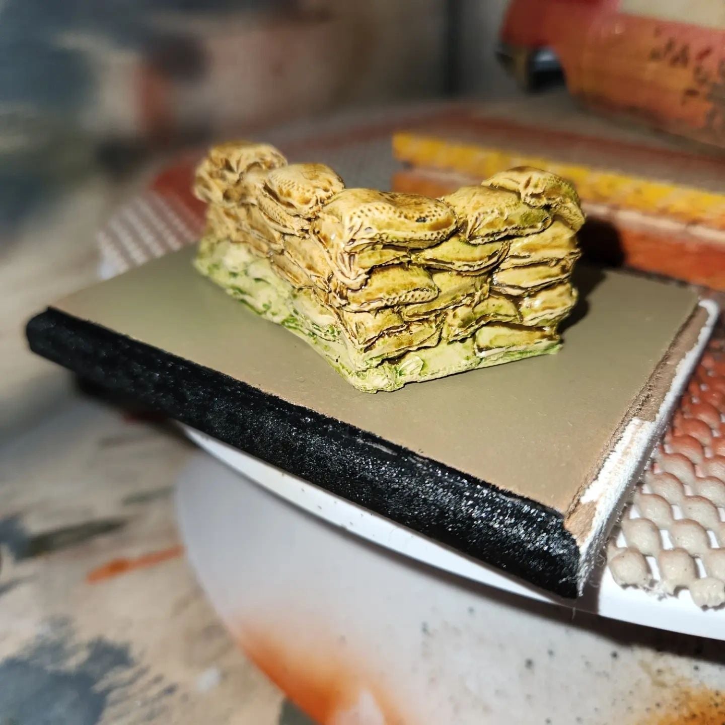 KSM Resin 1:35 Sandbag Wall - Angle 90degree