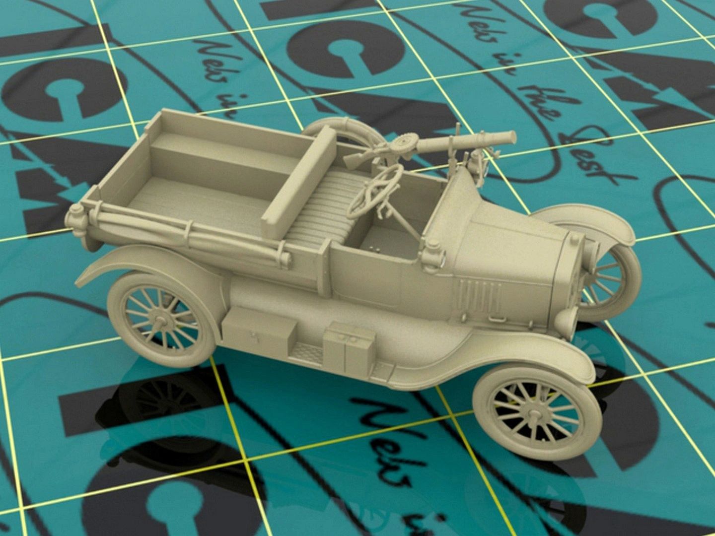 ICM 1/35 Model T 1917 LCP with Vickers Machine Gun, WWI ANZAC