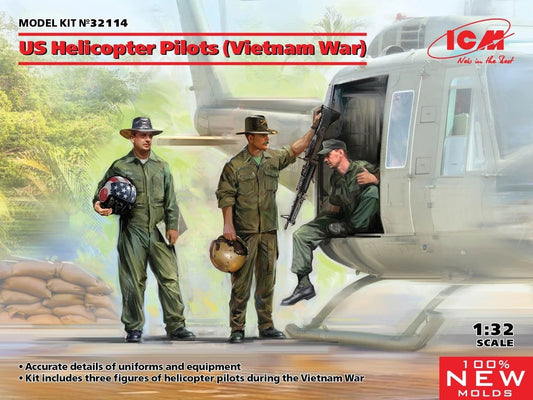 ICM 1/32 US Helicopter Pilots (Vietnam War)