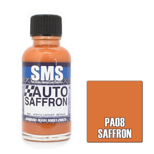 SMS Auto Colour Premium Acrylic Lacquer SAFFRON PA08