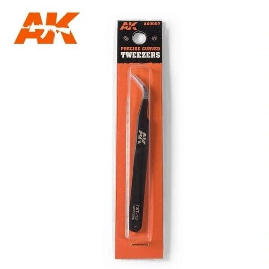 AK Tweezers Precise Curved